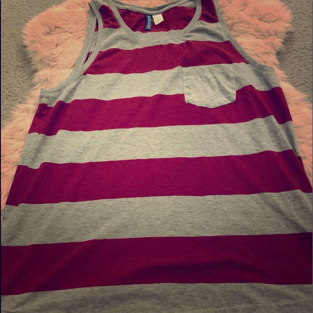 Divided tank top